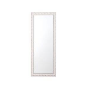 Beliani Miroir en materiaux synthetiques blanc 130x50