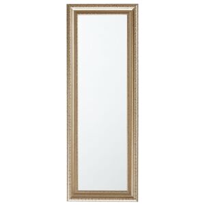 Beliani Miroir en materiaux synthetiques dore 141x51