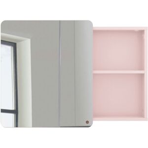 Meubles & Design Miroir placard salle de bain 58x80cm en bois rose