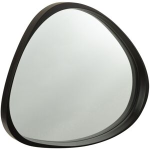 Meubles & Design Miroir contemporain contour effet bois noir