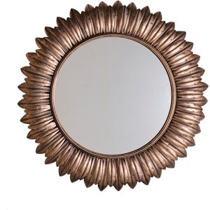 Lastdeco Miroir en Fer Doré, 78x4x78 cm