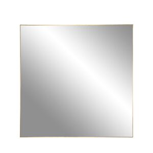 House Nordic Miroir carré en métal 60x60cm laiton