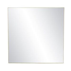 Pomax Miroir carré 118cm contour en métal doré - Publicité