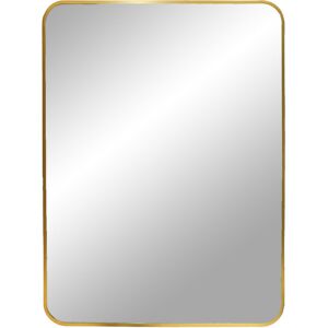 Meubles & Design Miroir rectangulaire 70x50cm contour metal or