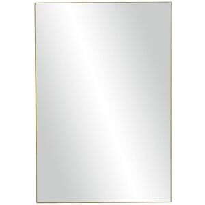 Pomax Miroir rectangulaire 118x80cm contour metal dore