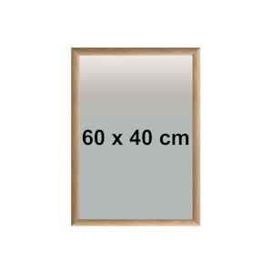 Edimeta Cadre Clic-Clac 60 x 40 cm finition Bois Hetre clair