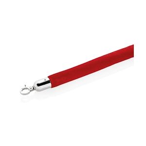 WAS Germany - Tige de raccordement Classic Eco, Ø 2,8 cm, 1,5 m, rouge, velours, poli miroir, chromé (2205154)