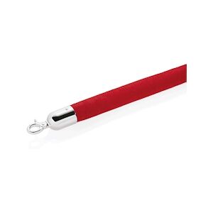 WAS Germany - Tige de raccordement Classic, Ø 3,8 cm, 2 m, rouge, velours, poli miroir, chromé (2210203)