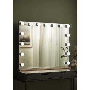 KAILA Miroir de maquillage Hollywood Edge 15 E27 Or rose 100x80 cm