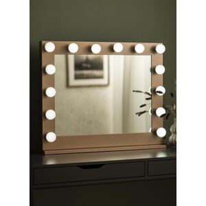 KAILA Miroir de maquillage Hollywood 14 E27 Or rose 80x65 cm