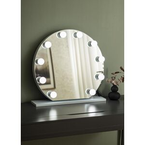 KAILA Miroir de maquillage Hollywood 10 E27 Blanc 70x65 cm