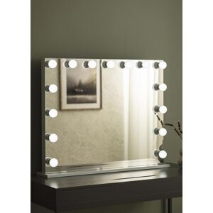 KAILA Miroir de maquillage Hollywood Edge 15 E27 Blanc 100x80 cm