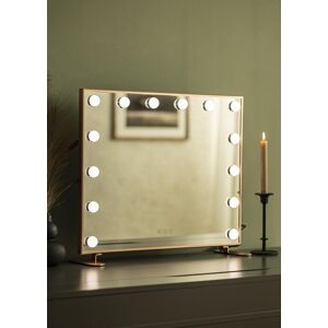 KAILA Miroir de maquillage Hollywood 14 Or rose 60x50 cm