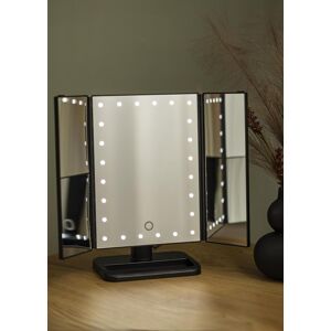 KAILA Miroir de maquillage Fold II Noir - 38x25 cm