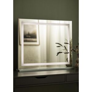 KAILA Miroir de maquillage Vanity LED Blanc 80x65 cm