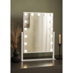 KAILA Miroir de maquillage VI Blanc - 46x60 cm