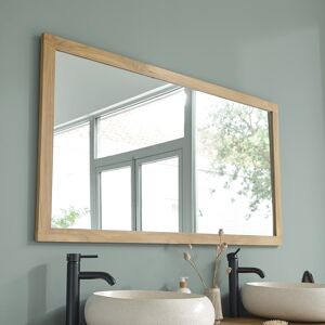 BOIS DESSUS BOIS DESSOUS Miroir en teck massif 145 cm