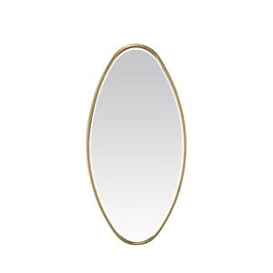 No name Emée - Miroir ovale 30x60 cm - Couleur - Or
