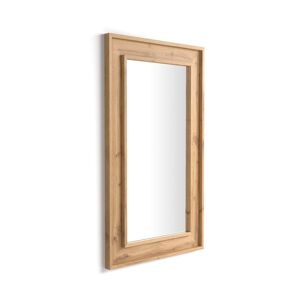 Mobili Fiver Miroir mural Angelica, 112x67 cm, Bois Rustique