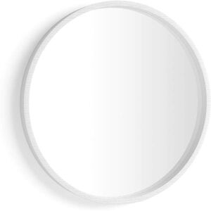 Mobili Fiver Miroir rond Olivia, diamètre 64, Frêne blanc