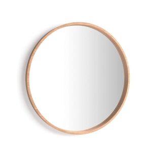 Mobili Fiver Miroir rond Olivia, diametre 82, Bois Rustique