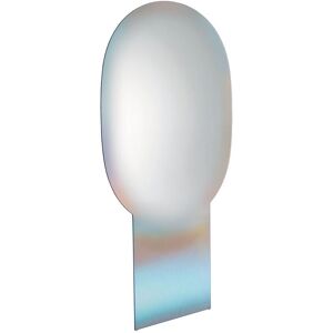 GLAS ITALIA miroir sur pied posé au sol SHIMMER (100 x 180 cm - Cristal extralight)