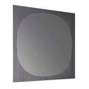 TONELLI miroir murale BANDS 100 x 100 cm (Miroir fumé - Verre)