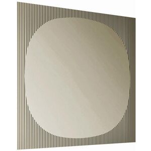 TONELLI miroir murale BANDS 100 x 100 cm (Miroir bronze - Verre)