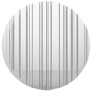 TONELLI miroir murale BARCODE (Ø 120 cm - Verre miroir et verre clair)