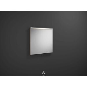 Eqio miroir illumine SIGZ065F2012 65 x 63,5 x 6 cm, de truffe decor de chataignier, LED horizontal Burgbad sur le Burgbad de Burgbad