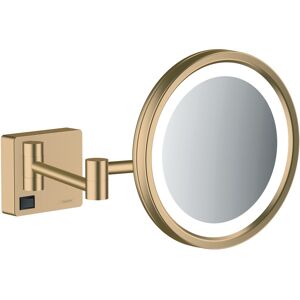 Hansgrohe AddStoris miroir grossissant 41790140 avec lumière LED, montage mural, bronze brossé