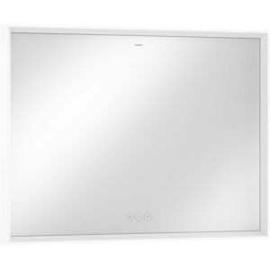 Hansgrohe miroir Xarita 54986700 avec capteur tactile capacitif, 1000 x 700 x 50 mm, blanc mat