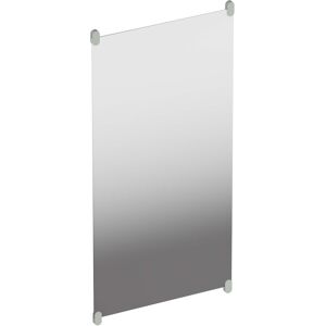 Hewi S 801 miroir mural 801.01B30095 600x1200x6mm, avec supports, mat, gris roche