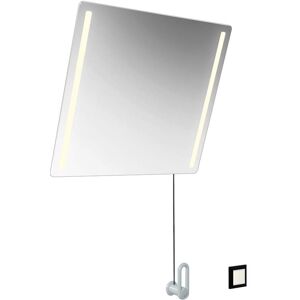 Hewi 801 miroir lumineux inclinable LED 801.01.40198 600x540x6mm, blanc signal
