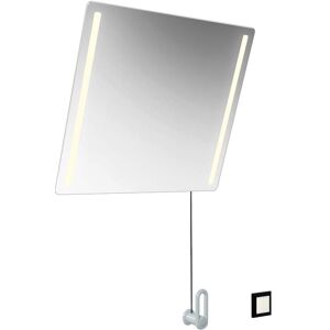 Hewi 801 miroir lumineux inclinable LED 801.01.40192 600x540x6mm, gris anthracite