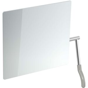 miroir inclinable Hewi 802.01.100R95 725x741x73mm, levier a droite, gris roche