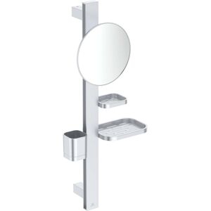 Ideal Standard Beauty Bar S700 BD589SI avec Étagères et Miroir 200mm Argent