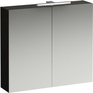 LAUFEN Base H4028021102631 miroir LED H4028021102631 80x70x18,5cm, orme foncé