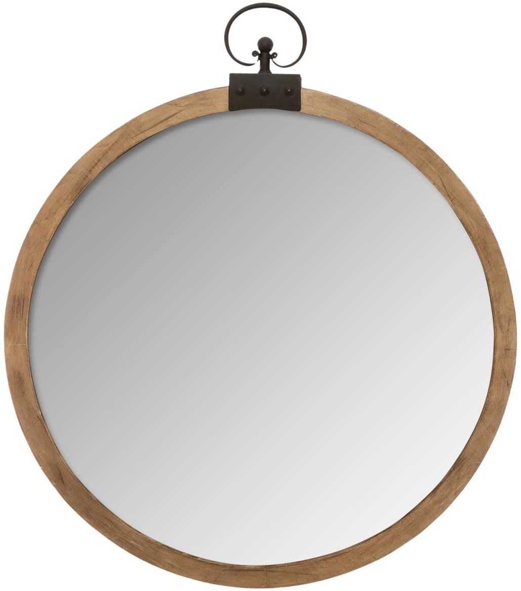 Atmosphera Miroir "Gousset", bois D74 cm