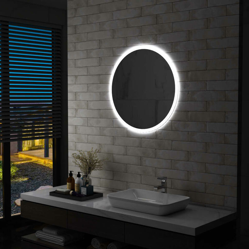 Youthup - Miroir à LED pour salle de bain 70 cm