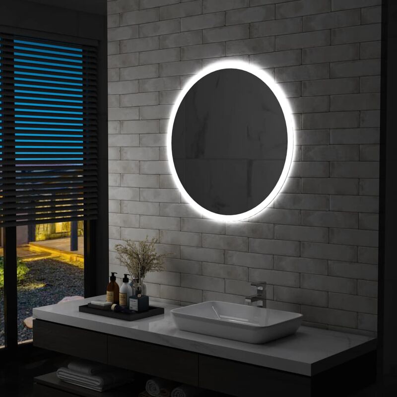 Youthup - Miroir à LED pour salle de bain 80 cm