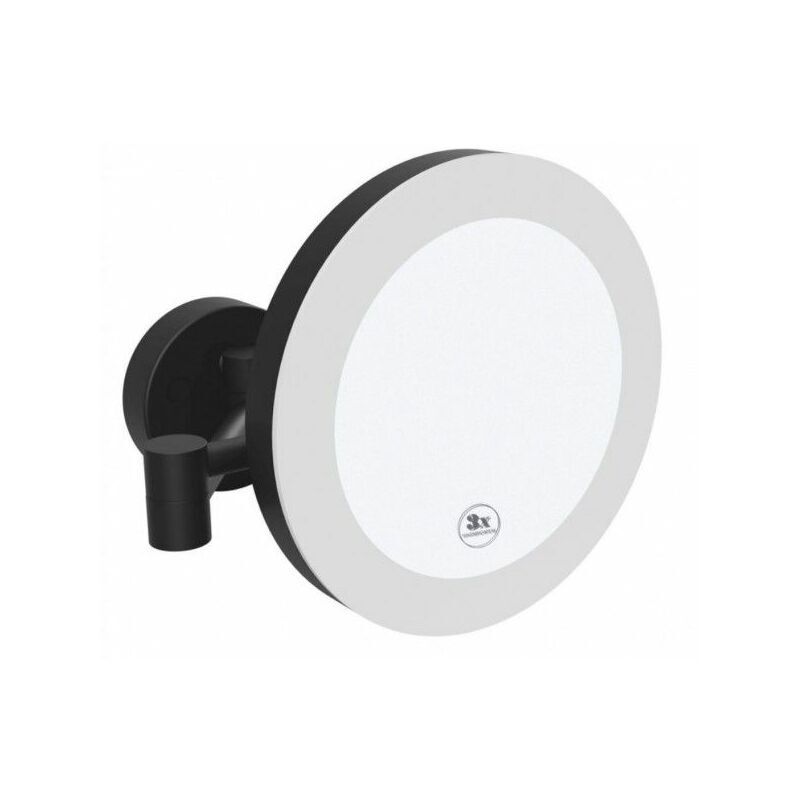 BEMETA Miroir de douche avec éclairage LED et capteur tactile en laiton noir /