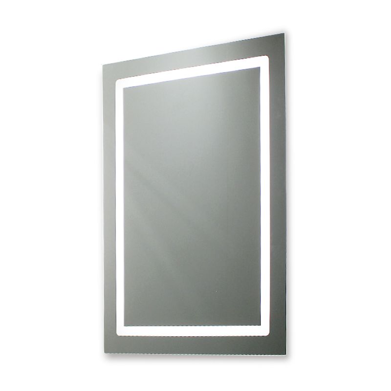 Pradel - Miroir de salle de bains avec éclairage LED - 80 cm x 60 cm