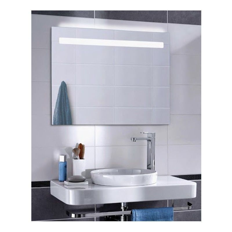 Pradel - Miroir de salle de bains avec éclairage LED Horizontale - 65
