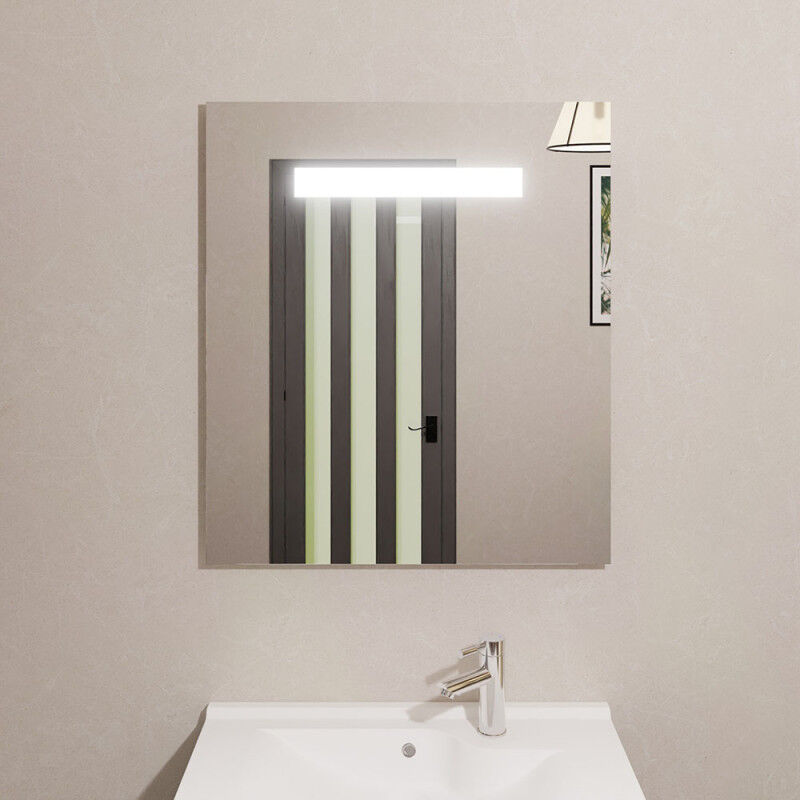 ELEGANCE Miroir 70x80 cm - éclairage intégré à LED et SANS interrupteur sensitif