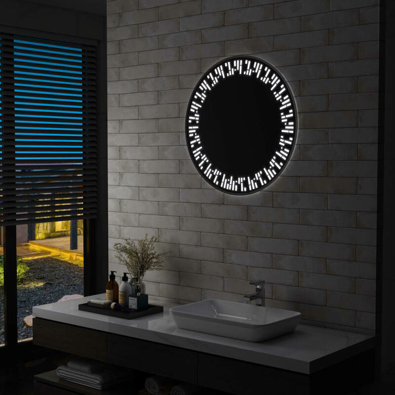 TRUE DEAL Miroir à LED pour salle de bain 70 cm - True Deal