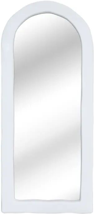 NV GALLERY Grand miroir ARCHIE - Miroir de sol, Contour blanc mat, H180 Blanc