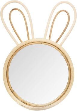 atmosphera Miroir enfant lapin bambou 24x38 cm