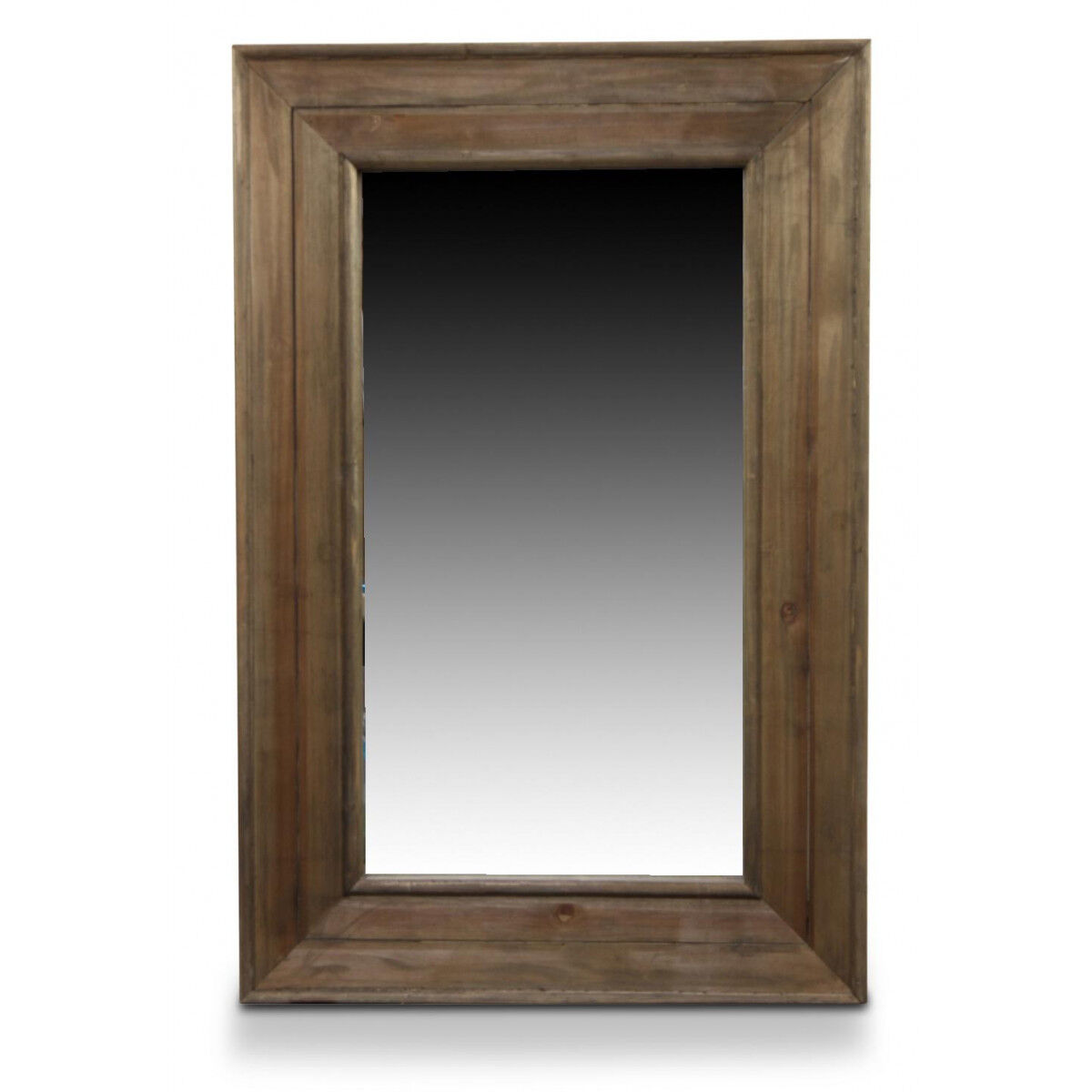 Décoration d'fois Miroir Ancien Rectangulaire Vertical Bois 64.5x5.5x99cm - Marron