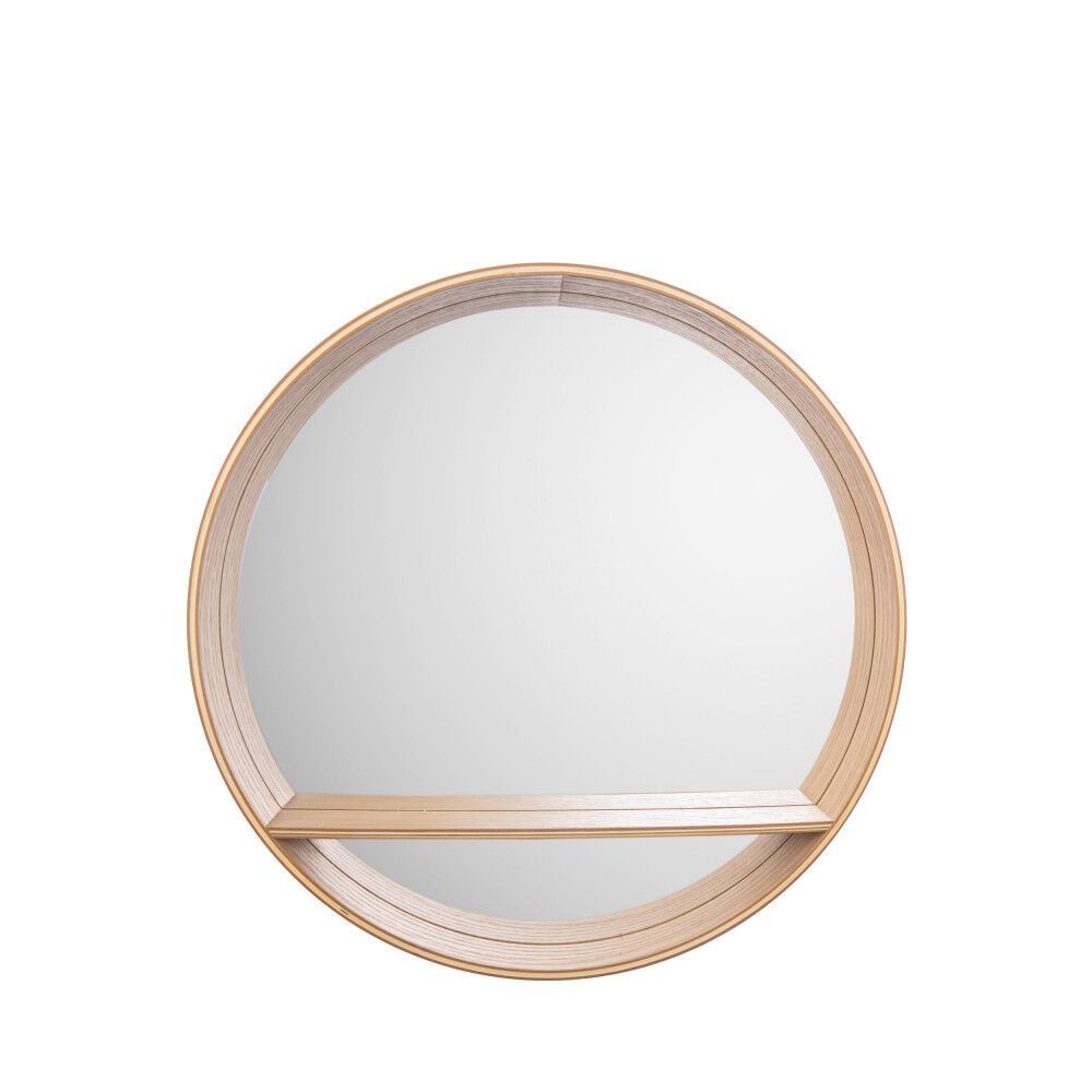 Present Time Sheer - Miroir rond en bois ø46cm